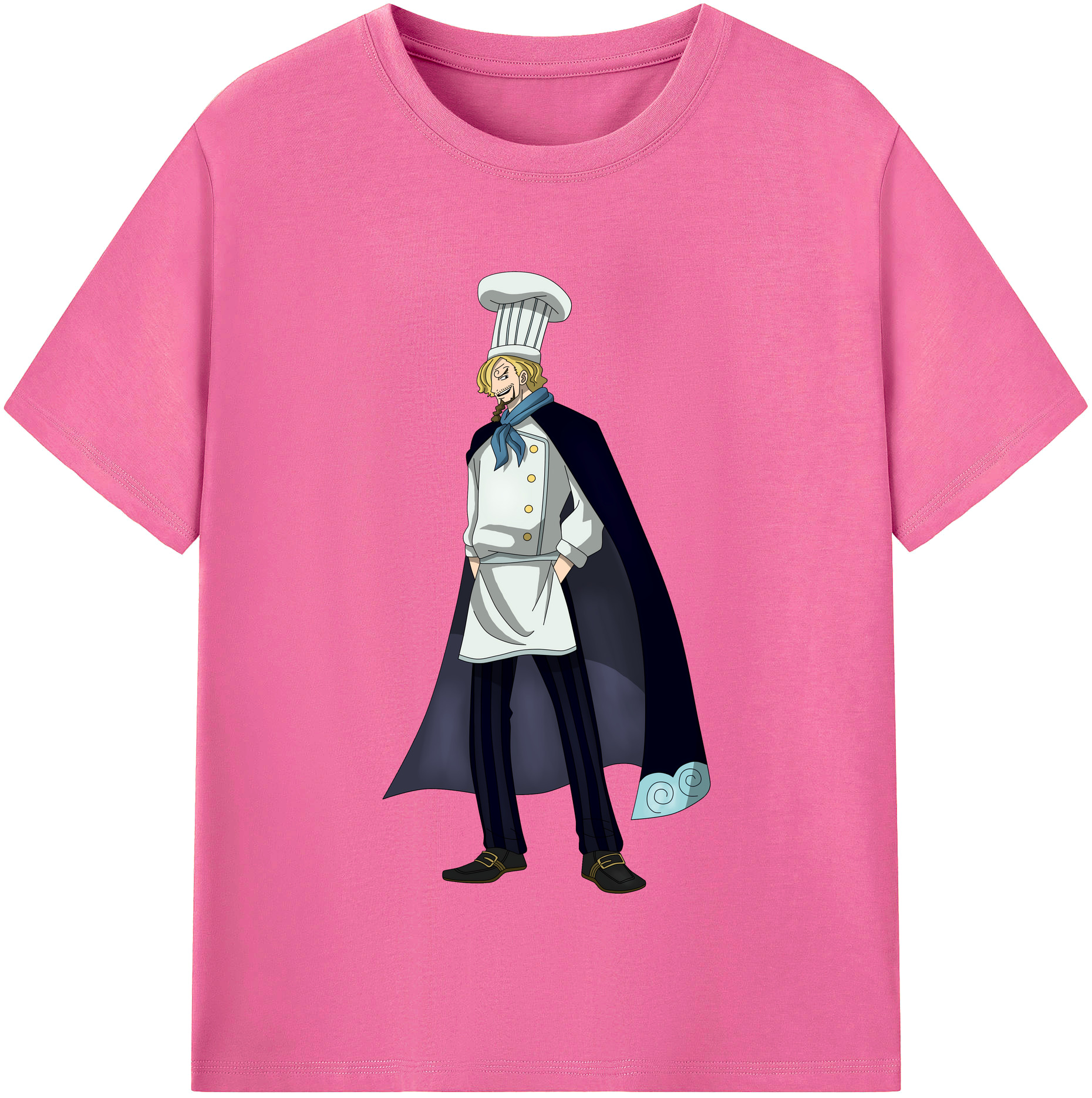 （画像用） ワンピース サンジ ONE PIECE Sanji レディースカジュアルプリントTシャツ（綿100％）